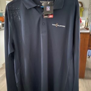 PGA long sleeve polo shirt